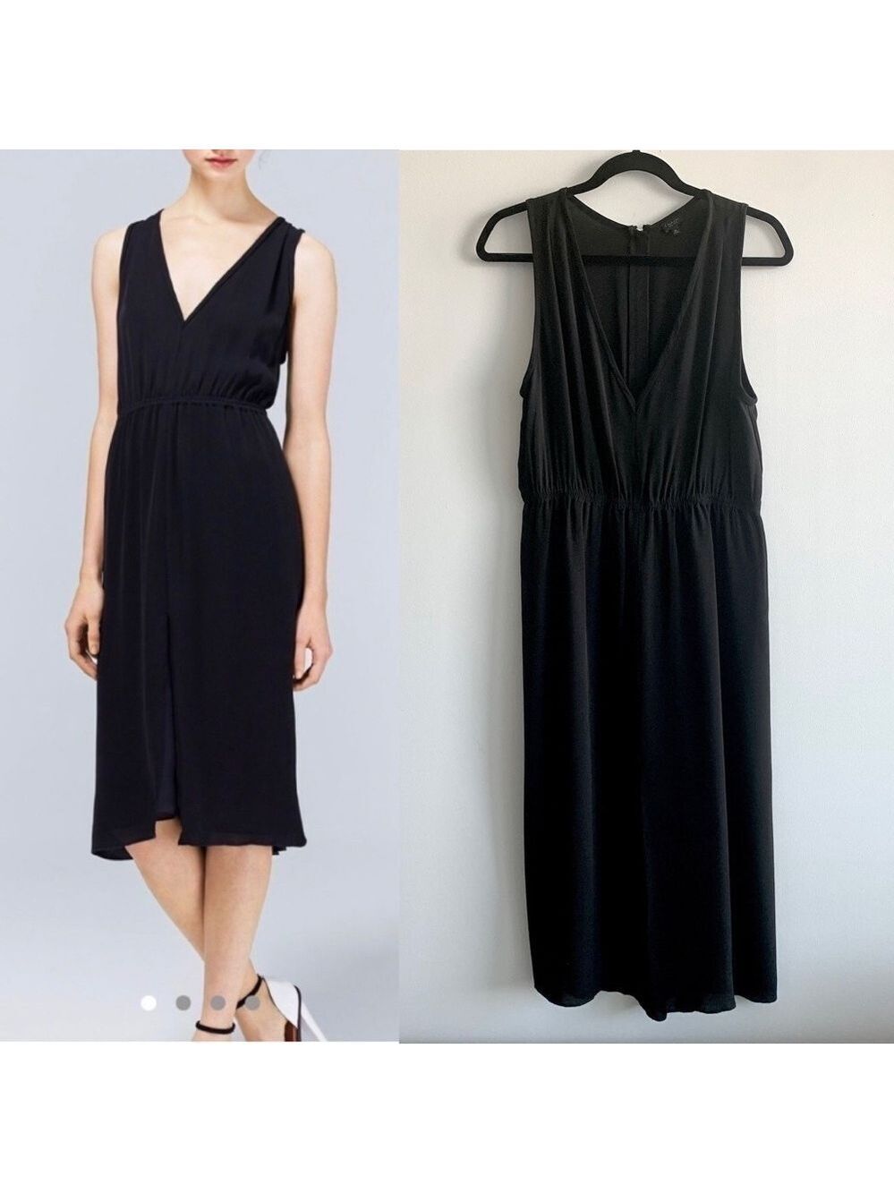 ARITZIA | T. BABATON 100% Silk Midi Dress (#40)